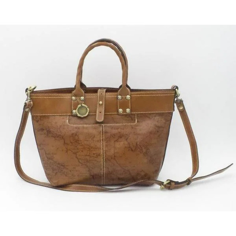 Patricia Nash Analia Top Handle Crossbody Tote Riot Rust